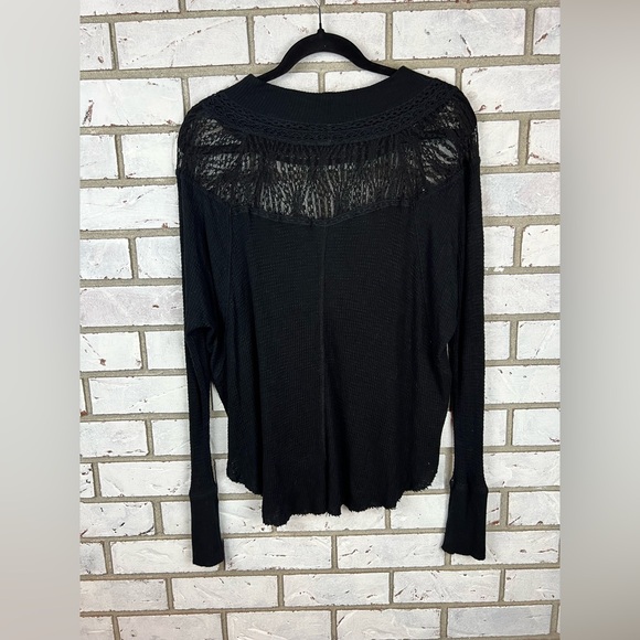 Free People | Spring Valley Lace Trim Top - Picture 7 of 13